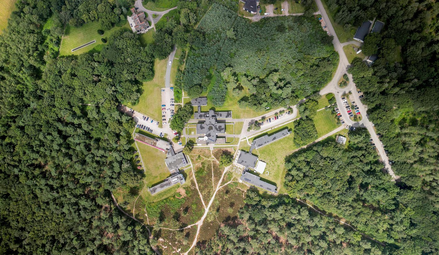 Landgoed Zonnestraal vanuit de lucht